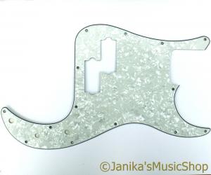 BARE PRECISION BASS GUITAR PICKGUARD WHITE PEARL A